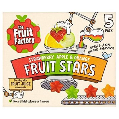 The Fruit Factory Fruit Stars - 5 x 18g