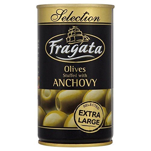 Fragata Anchovy Stuffed Olives in Brine - 350g