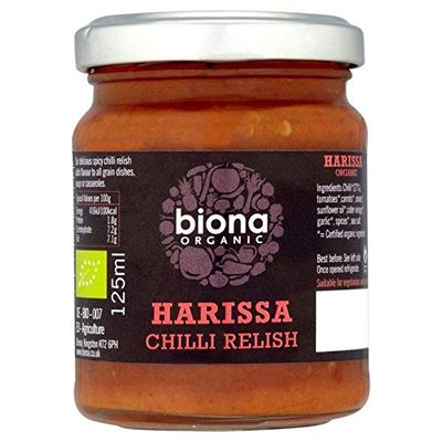 Biona Organic Harissa Chilli Relish - 125g