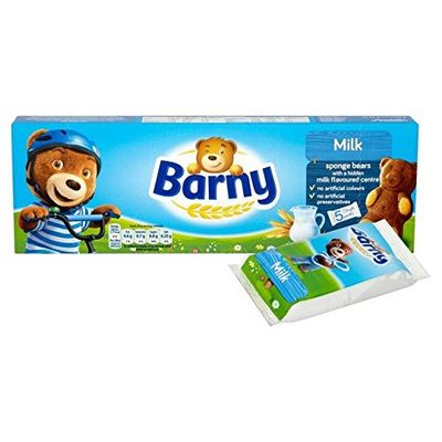 Barny Sponge Bears Milk - 5 x 25g