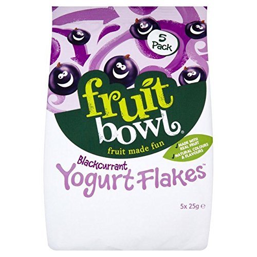 Fruit Bowl Yogurt Blackcurrant Fruit Flakes - 6 x 21g