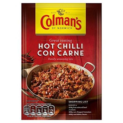 Colman's Hot Chilli Con Carne Recipe Mix - 40g