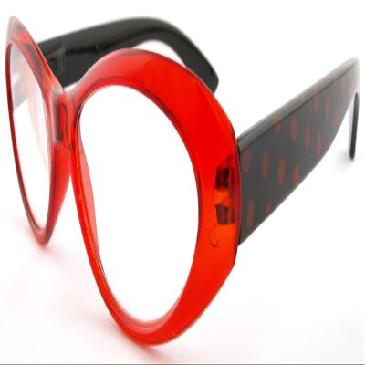 FUSHIDA R678 Polka Dot Fashion Reading Glasses for Women RED 2.50