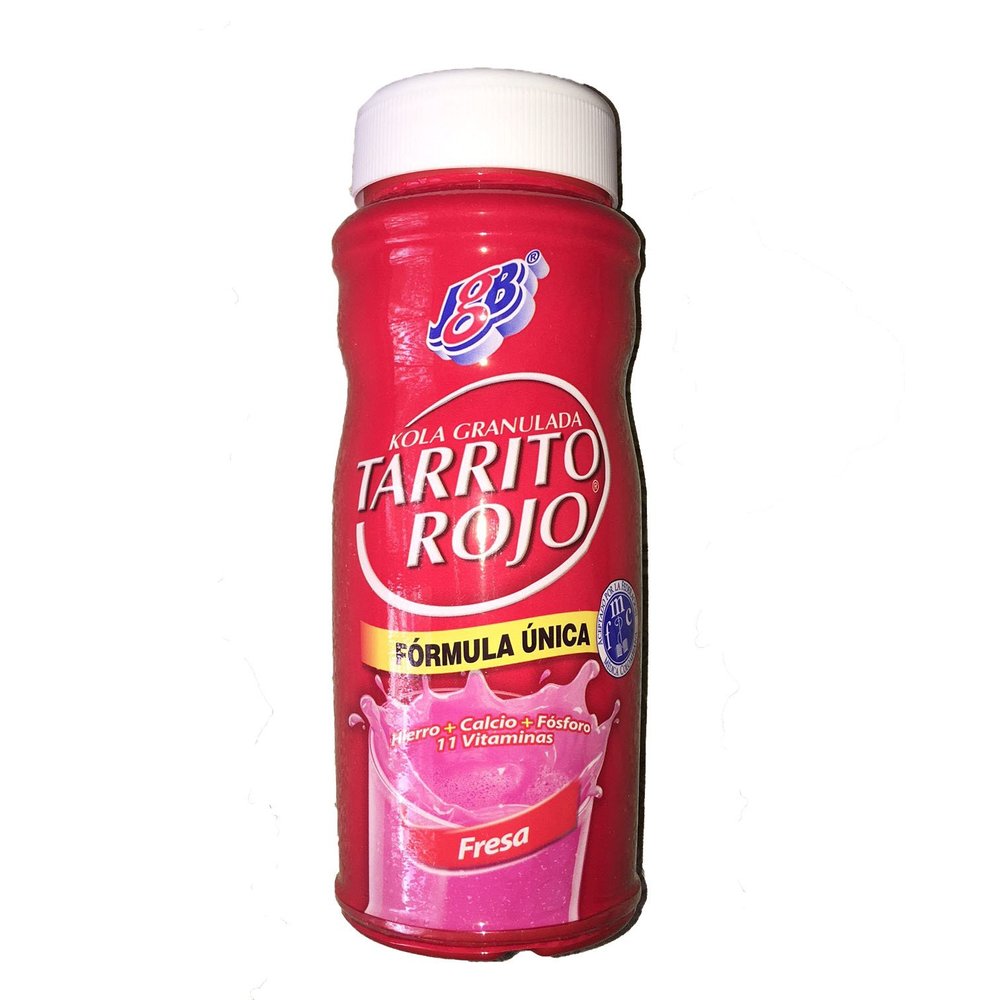 Kola Granulada - Tarrito Rojo - Suplemento Multivitaminico Sabor Fresa.