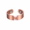Earth Therapy - Elegant Women or Men's Ring Band in Solid Copper | Magnetic Therapy Ring (1) view 2