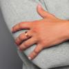 Earth Therapy - Elegant Women or Men's Ring Band in Solid Copper | Magnetic Therapy Ring (1) view 3