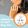 Earth Therapy - Elegant Women or Men's Ring Band in Solid Copper | Magnetic Therapy Ring (1) view 4