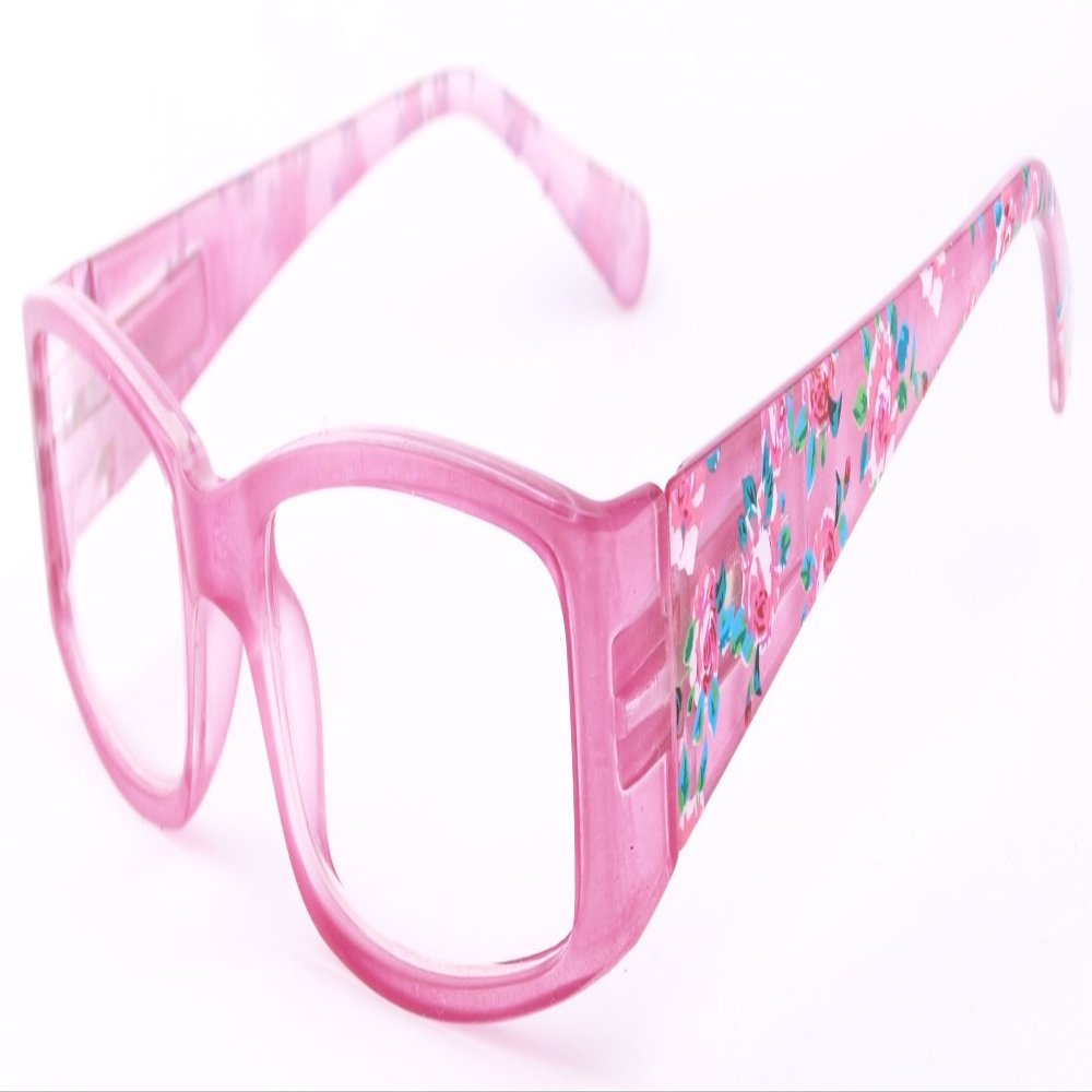 FUSHIDA JW1207 Fashion Reading Glasses for Women Baby Pink 3.50
