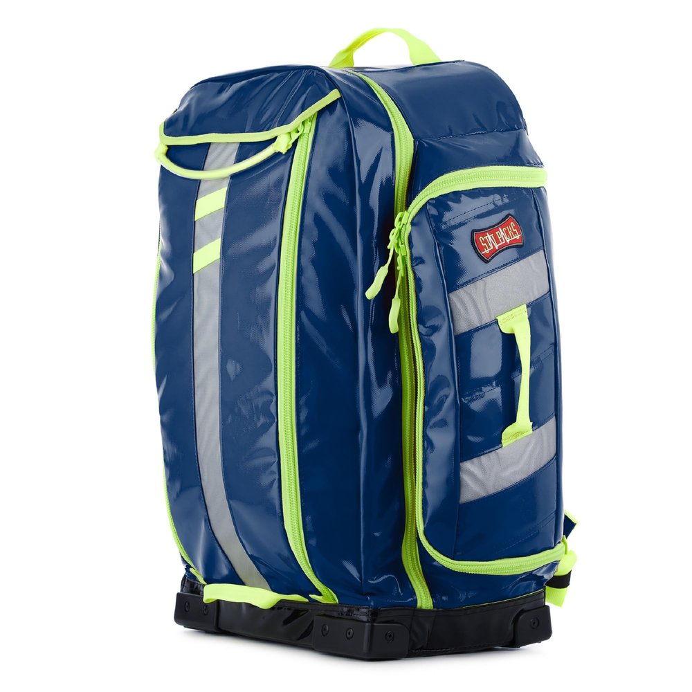 Statpacks New G3+ Breather All-Inclusive EMS Airway Management Backpack, Lightweight ALS BLS Trauma Bag for EMS, Police, Firefighters Blue