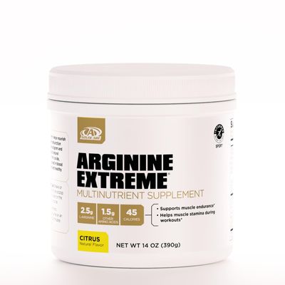 AdvoCare Arginine Extreme Multinutrient Supplement - Pre-Workout Amino Acids Supplement - Supports Stamina & Endurance* - Includes Vitamin B-12, L-Arginine & More - Citrus, 14 oz