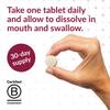 Bariatric Advantage B-12 Speedy Melts, Vitamin B12 1000 mcg Supplement, Fast Melting with 200 mcg of Folic Acid for Nutritional Support - Black Cherry, 30 Count view 3