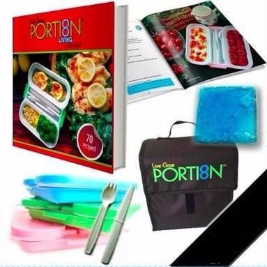 BariWare Portion8 Deluxe Starter Kit Brilliant Blue