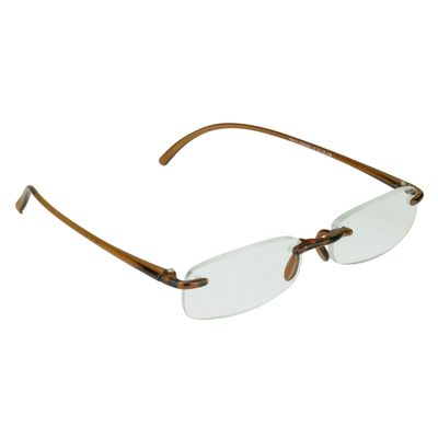 proSPORT Reading glasses Rimless Flexible Lightweight frame for Men Full Lens Reader