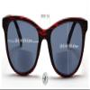 SAMBA SHADES Bifocal Sun Readers Fashion Reading Sunglasses with Matte Black and Wine Red Frame, Grey Lens, 1.0 Magnification for Men and Women view 3