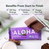 ALOHA Organic Plant-Based Protein Bars | Chocolate Fudge Brownie | Vegan, Gluten-Free, Paleo, Low-Carb, Non-GMO, Soy-Free, 12 Count view 3