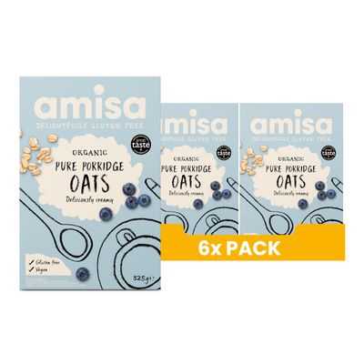 Amisa Organic Gluten Free Pure Porridge Oats 325g