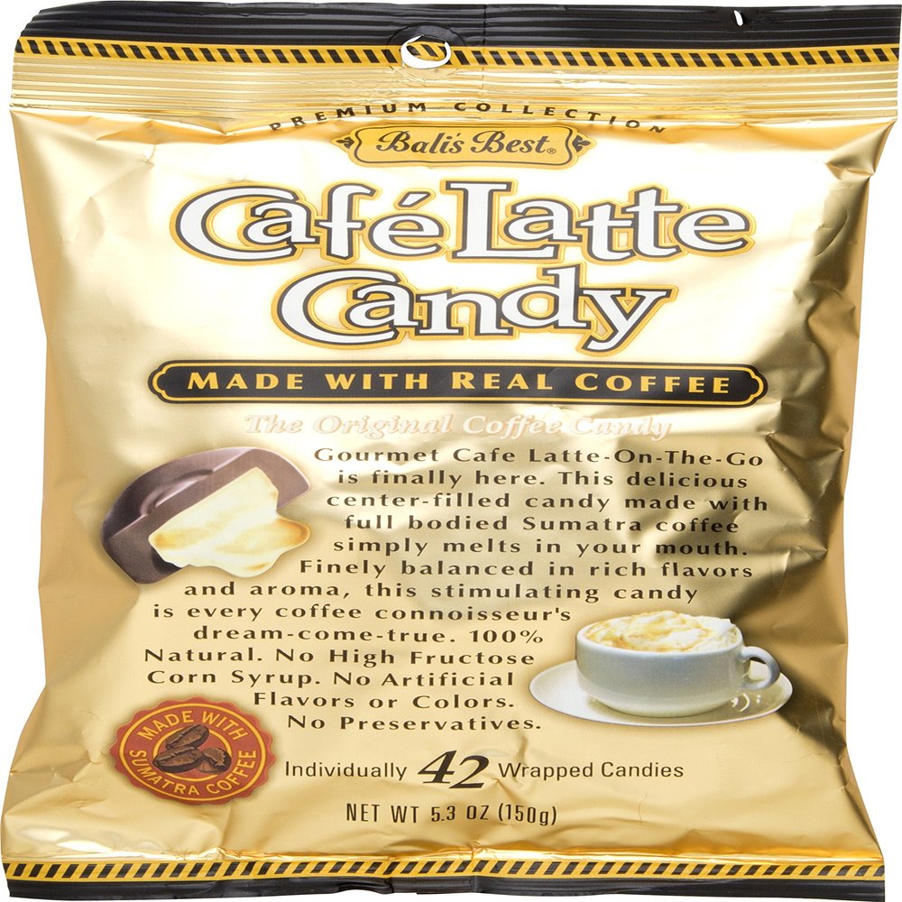 Bali's Best Cafe Latte Candy, 5.3 oz (Pack of 3)