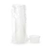DUKAL DAWNMIST DENTURE CARE Denture Cups, w/ Caps, Translucent in color, 250/cs view 1