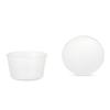 DUKAL DAWNMIST DENTURE CARE Denture Cups, w/ Caps, Translucent in color, 250/cs view 4