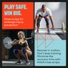 Mava Sports Knee Wraps (Pair) for Men & Women | Ideal for Cross Training, WODs, Gym Workouts, Weightlifting, Fitness & Powerlifting | Knee Straps for Squats | 72" Compression & Elastic Support view 3