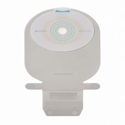 Mio 1-Piece EasiClose Wide Outlet Drainable Pouch, Maxi Transparent, Pre-Cut 1-3/4"