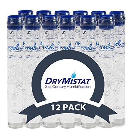 DryMistat Humidor Humidifier Tubes, Crystal Humidity Tubes (12 CT)