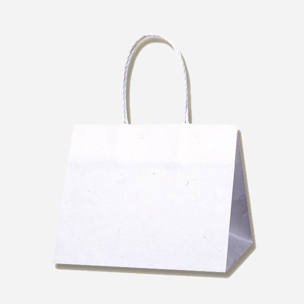 Shimojima Heiko Paper Bags, P Smooth Handles, 9.8-7.5 inches (25 x 19 x 21 cm), 25 Sheets