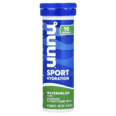 Nuun, BEV Tube Watermelon, 10 Tablets