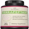 Sunergetic Premium Serrapeptase Enzyme Supplement  Helps Support Sinus Health  Powerful Serrapeptase Enzymes Formula  40,000 SU Per Capsule- 90 Enteric Coated Serrapeptase Capsules view 1