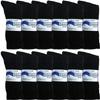 12 Pairs of Yacht & Smith Men's Value Pack of Ring Spun Cotton Crew Diabetic, Nephropathy Socks view 4