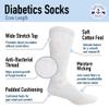 12 Pairs of Yacht & Smith Women Value Pack of Ring Spun Cotton Crew Diabetic, Nephropathy Socks view 2