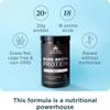 Ancient Nutrition Grass Fed & Cage Free Bone Broth Protein Powder, 20g Protein Per Serving, Hydrolyzed Collagen Peptides, Glucosamine, Chondroitin, Supports Joint & Gut Health, Pure, 20 Servings view 2