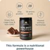 Ancient Nutrition Protein Powder Made from Real Bone Broth, Chocolate, 20g Protein Per Serving, 20 Serving Tub, Gluten Free Hydrolyzed Collagen Peptides Supplement, Great in Protein Shakes view 2