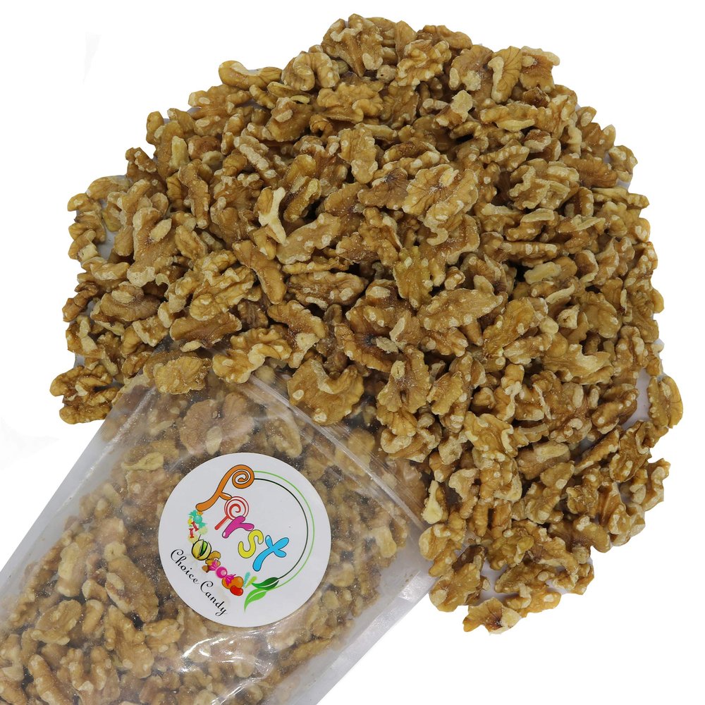 FirstChoiceCandy Gourmet Raw Natural Unsalted Walnuts (1 Pound)