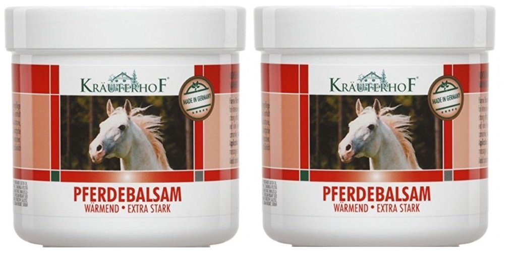 Kruterhof Horse Balsam, Extra Strong, 2 Packs of 250 ml = 500 ml