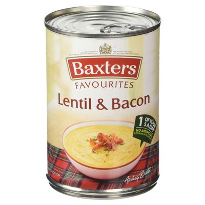 Baxters Favourites Lentil & Bacon - 400g - Pack of 1