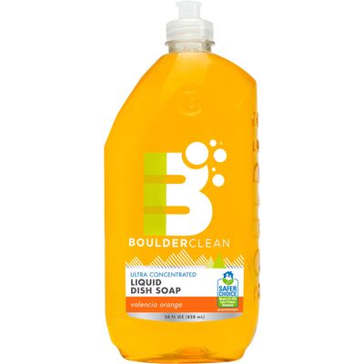 Boulder Clean, Dish Soap Liquid Valencia Orange, 28 Fl Oz