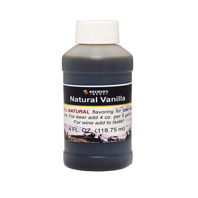 Brewer's Best Natural Beer and Wine Fruit Flavoring (Vanilla)