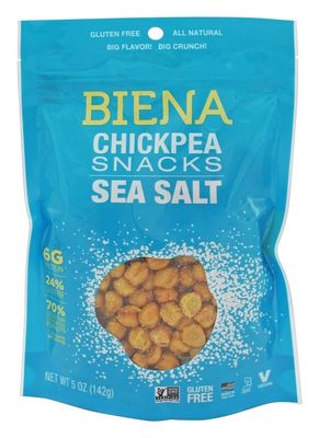 Biena - Gluten Free Chickpea Snacks Sea Salt - 5 oz(pack of 2)