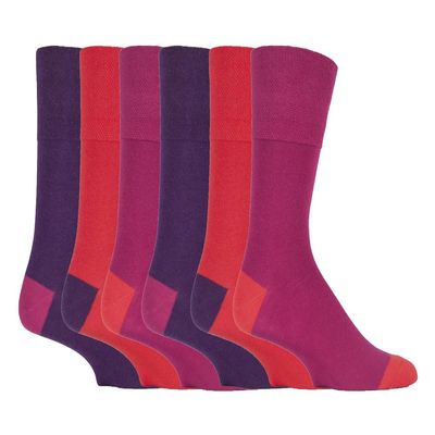 Gentle Grip - 6 Pairs Mens non elastic diabetic socks 7-12 (MGG91)