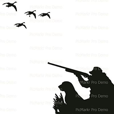 3" Round - Duck Hunting - Edible Cake/Cupcake Party Topper - D20437