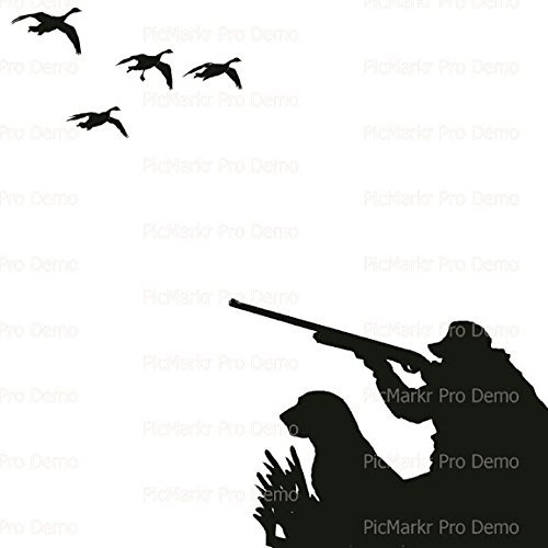3" Round - Duck Hunting - Edible Cake/Cupcake Party Topper - D20437