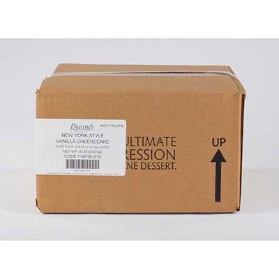 Diannes Gourmet Desserts Cheesecake New York Vanilla, 64 Ounce -- 2 per case.