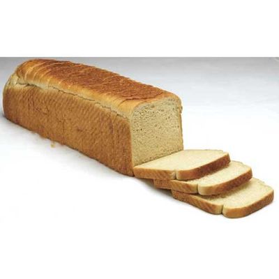Flower Foods White Whole Grain Pullman Style Bread, 24 Ounce -- 10 per case.