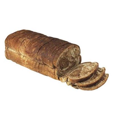 European Bakers 1/2 inch Sliced Marble Eye Swirl Bread -- 8 per case.