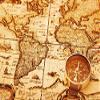 1/8 Sheet - Old World Map Birthday - Edible Cake/Cupcake Party Topper - D20523 view 1