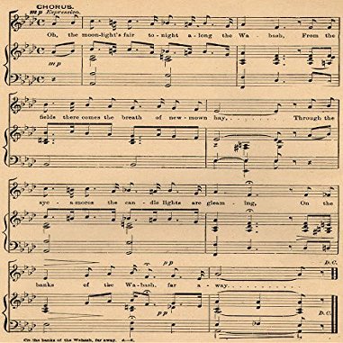 2" Round - Sheet Music Band Birthday - Edible Cake/Cupcake Party Topper - D20585