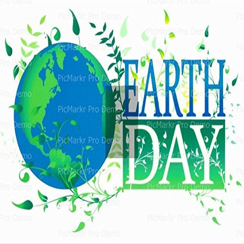 2" Round - Earth Day - Edible Cake/Cupcake Party Topper - D1324