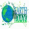 2" Round - Earth Day - Edible Cake/Cupcake Party Topper - D1324 view 1