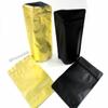 100-4 oz.Gold and Matte Black Combo Coffee/Tea Bags, Food Packaging, Coffee Favor Bags, Foil Product Packaging view 1